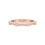 Thin Round Diamond Japa Prayer Ring