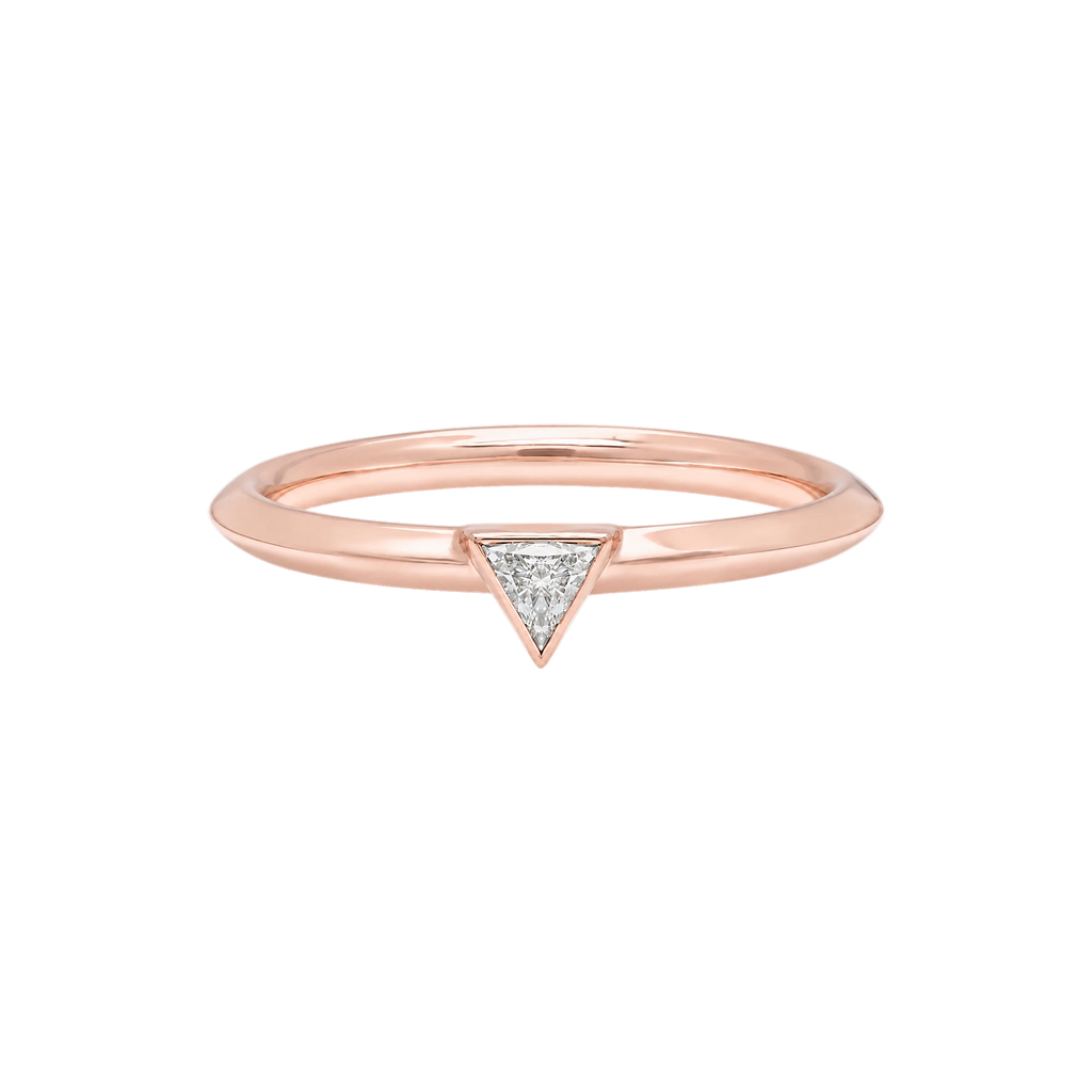 Triangle Diamond Ring