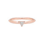 Triangle Diamond Ring