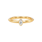 Pear Diamond Ring in Yellow Gold
