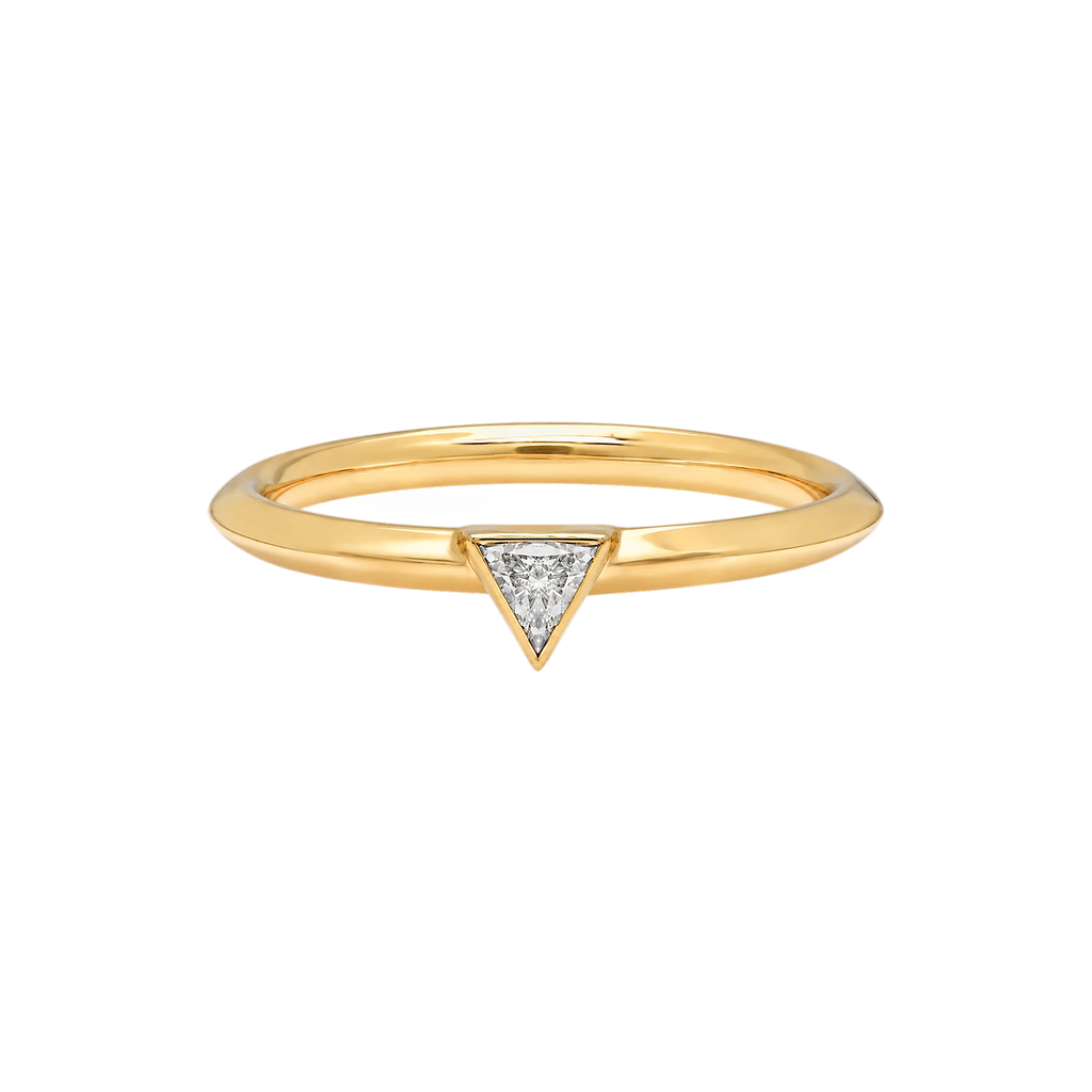 Triangle Diamond Ring