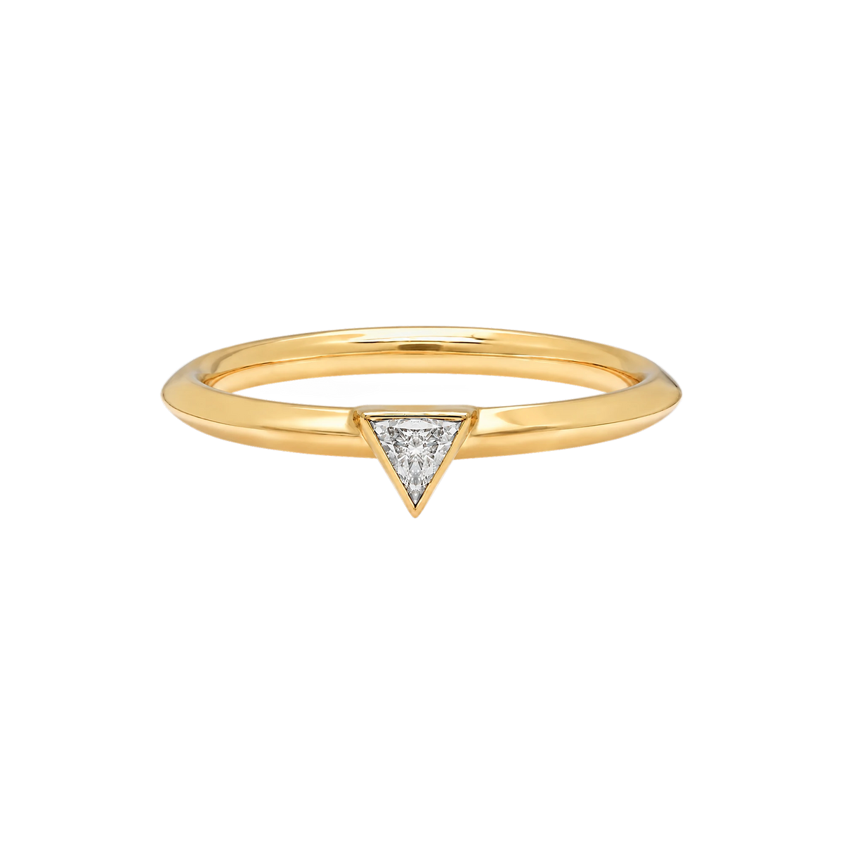 Triangle Diamond Ring