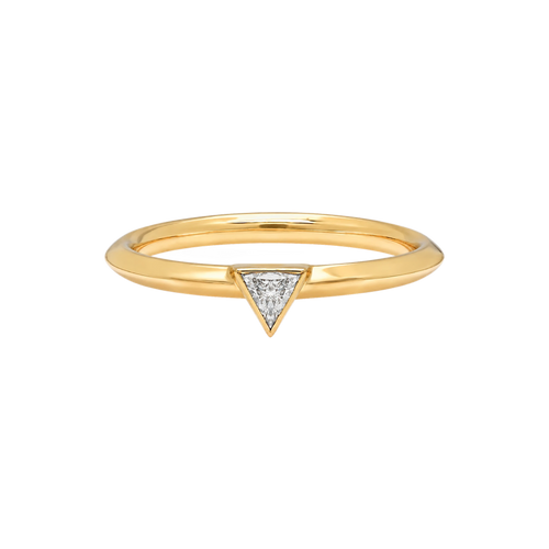 Triangle Diamond Ring