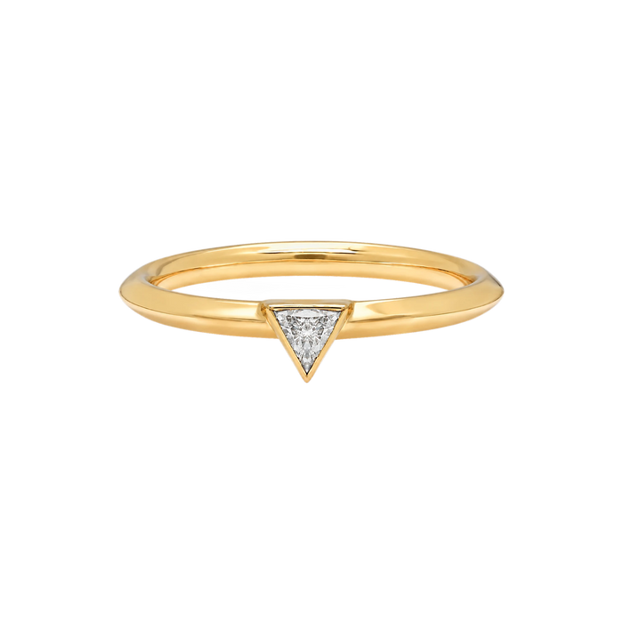 Triangle Diamond Ring