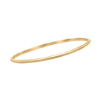 Triangle Solid Gold Bangle