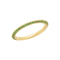 Pavé Chimera Orbit Ring in Yellow Gold