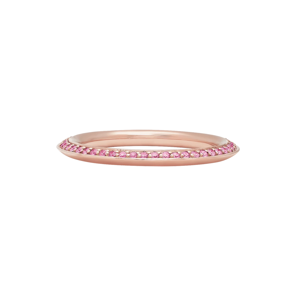 Pavé Chimera Orbit Ring in Rose Gold