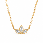 Lotus Diamond Necklace