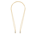 Marquis Diamond Escapulario Necklace