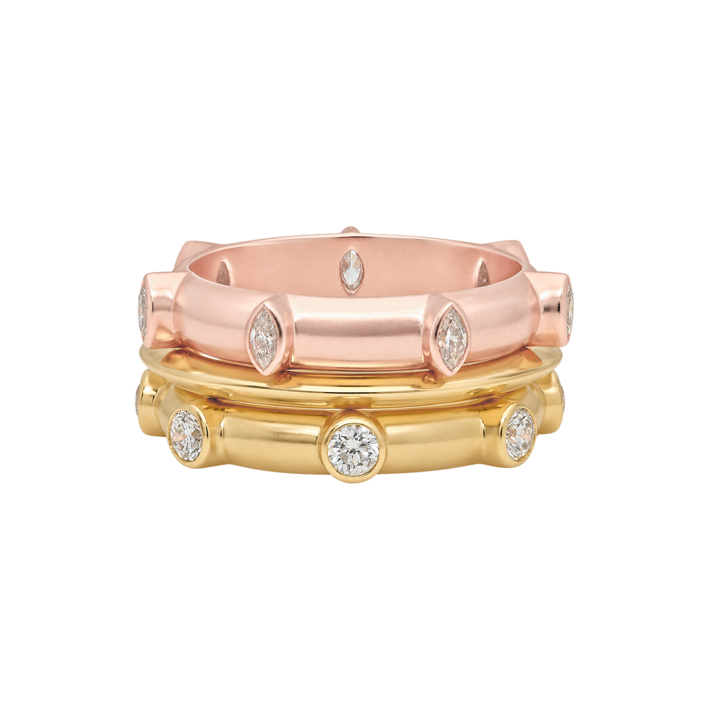 Round Diamond Japa Prayer Ring