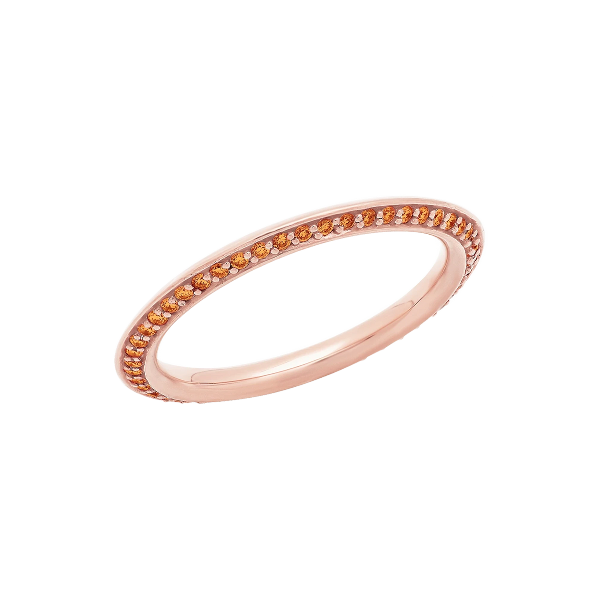 Pavé Chimera Orbit Ring in Rose Gold