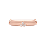 Lotus Diamond Band in Rose Gold