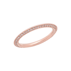 Pavé Chimera Orbit Ring in Rose Gold