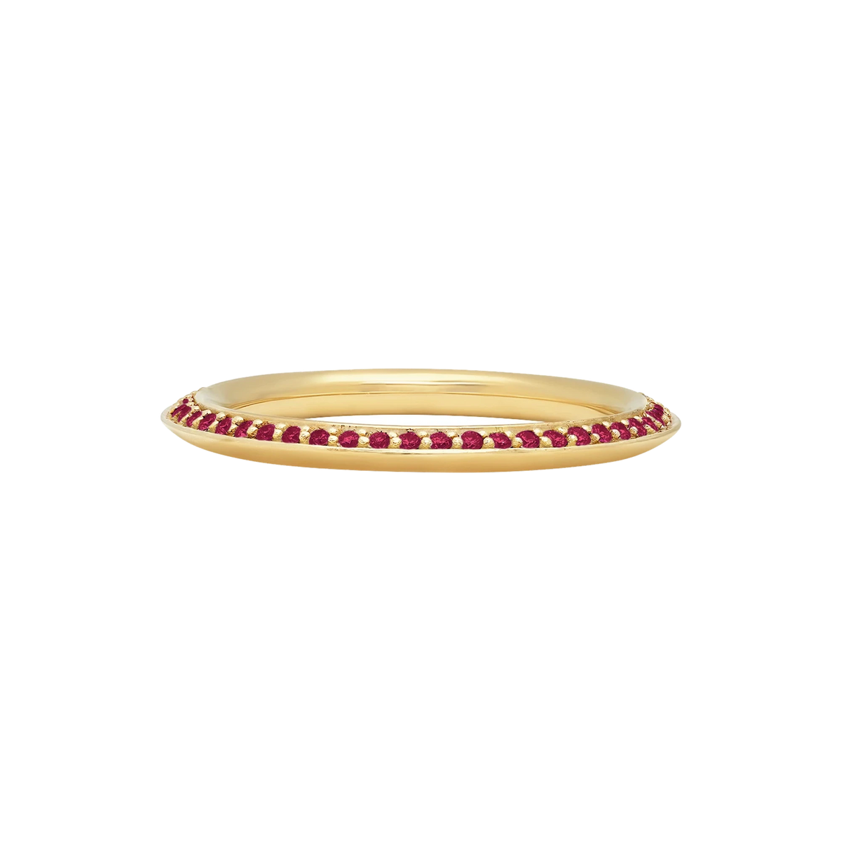 Pavé Chimera Orbit Ring in Yellow Gold