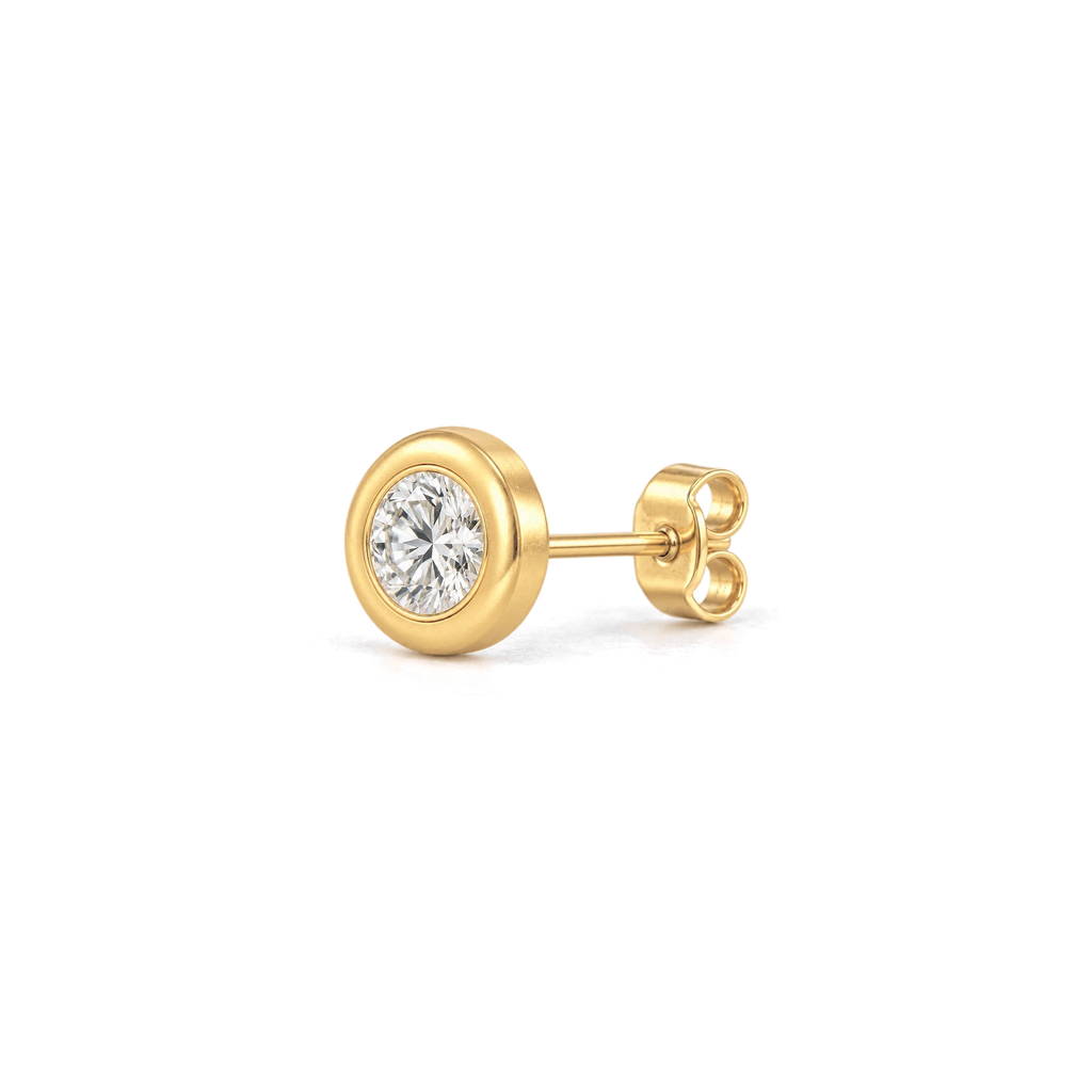 Round Diamond Stud