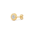 Round Diamond Stud