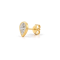 Pear Diamond Stud