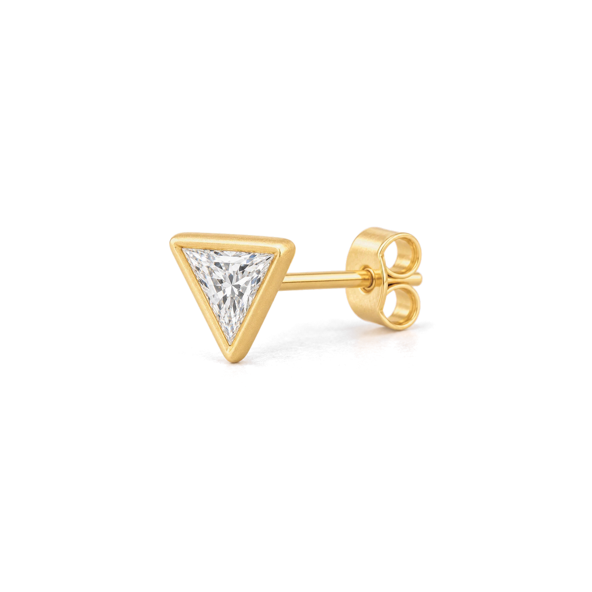 Triangle Diamond Stud