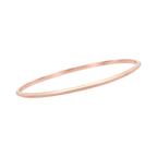 Triangle Solid Gold Bangle