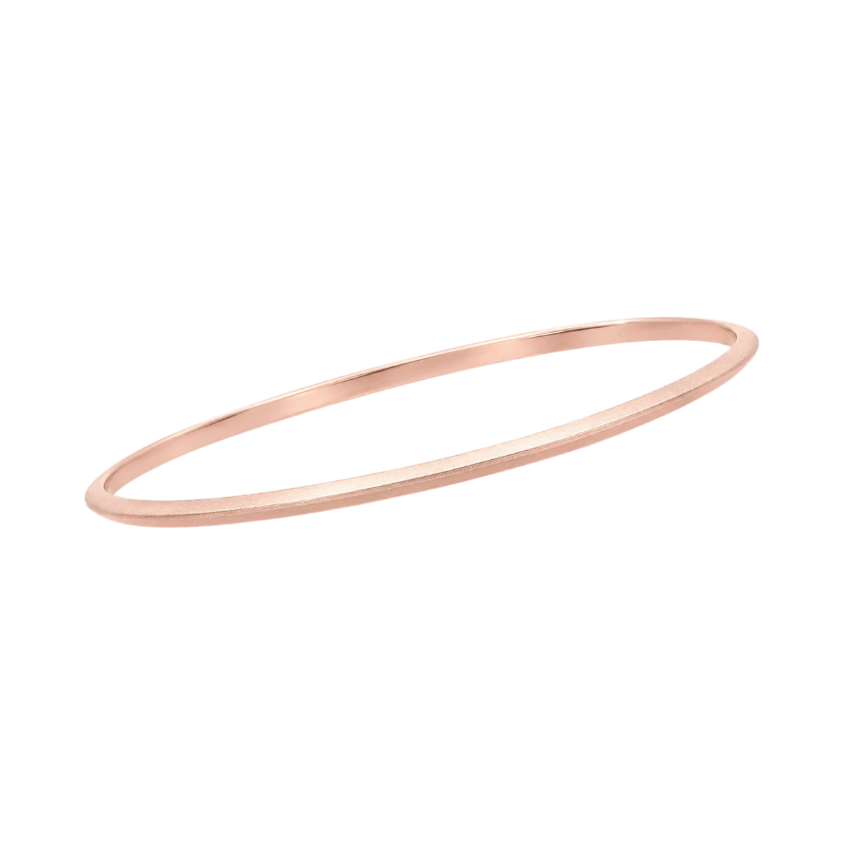 Triangle Solid Gold Bangle