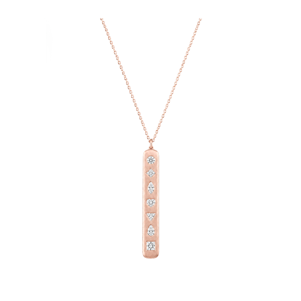7 Centers Diamond Pendant