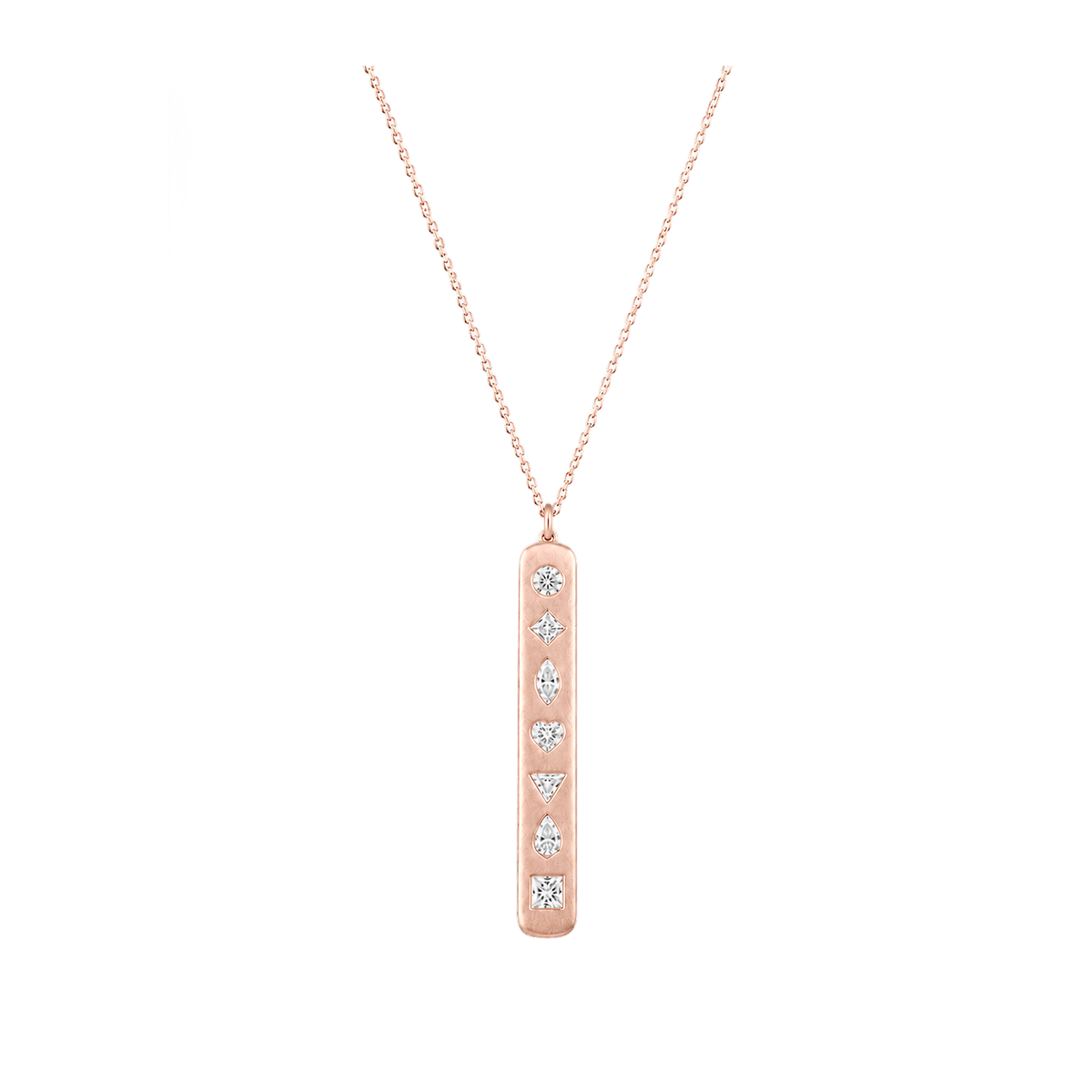 7 Centers Diamond Pendant