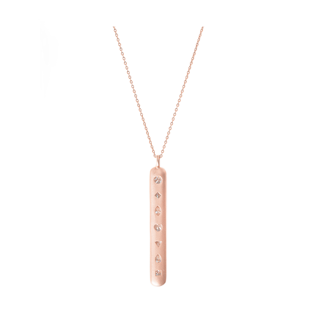 7 Centers Diamond Pendant