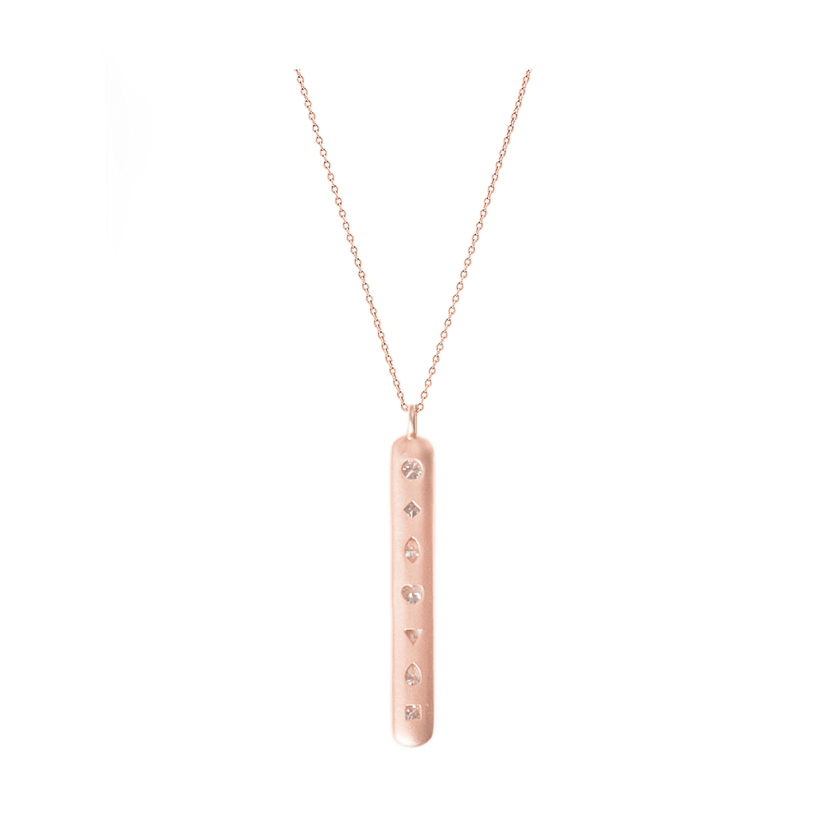 7 Centers Diamond Pendant
