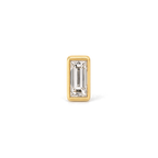 Baguette Diamond Stud