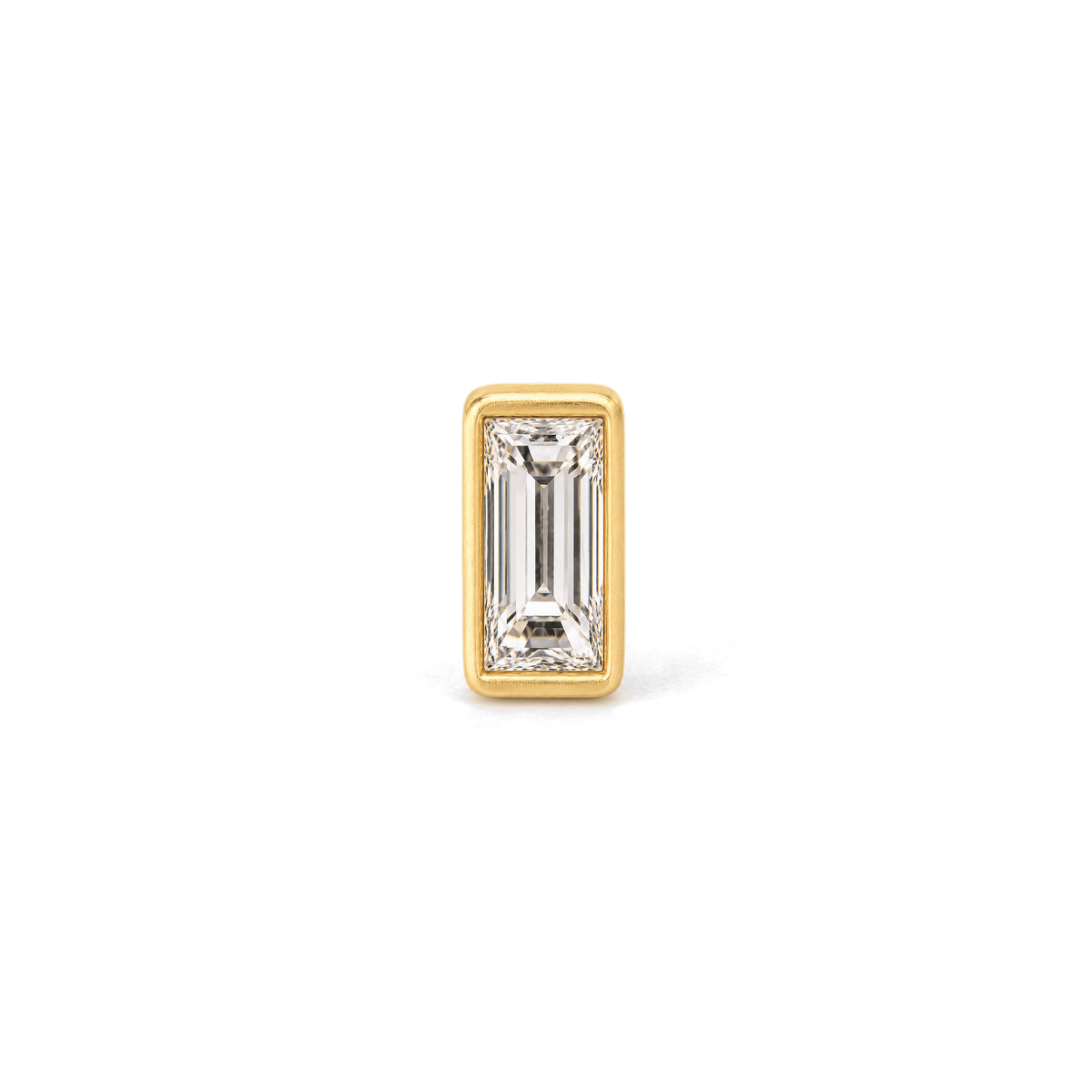 Baguette Diamond Stud