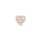 Heart Diamond Stud