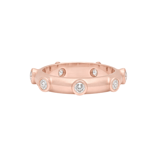 Round Diamond Japa Prayer Ring