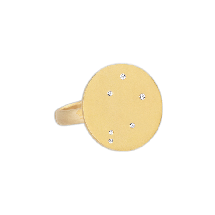 Libra Constellation Ring