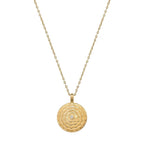 Crown Lotus Diamond Necklace