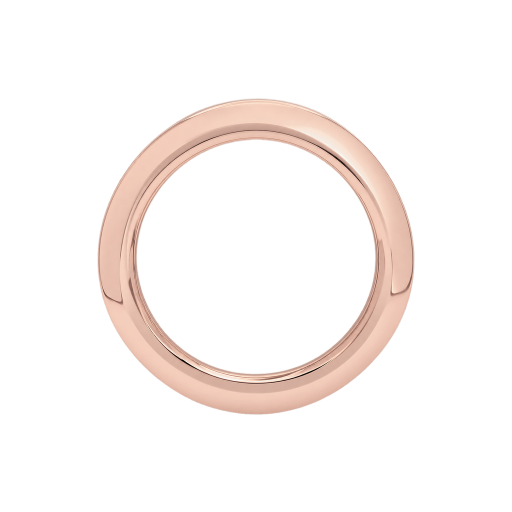 Orbit Ring in Rose Gold top view