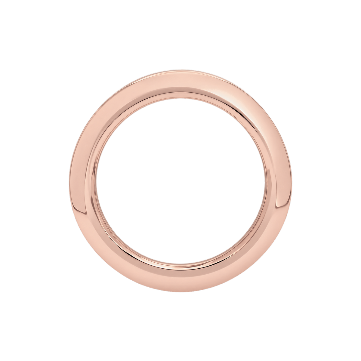Orbit Ring in Rose Gold top view