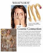 Diamond & Ruby Kundalini Ring in C Magazine